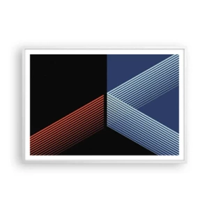 Plakát v bílém rámu - Jednoduchý příběh - 100x70 cm