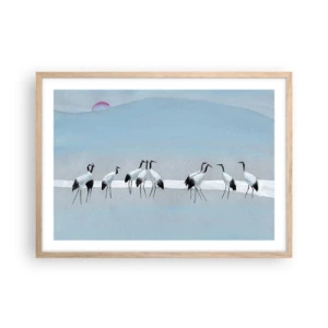 Plakát v rámu světlý dub - Po horkém dni - 70x50 cm