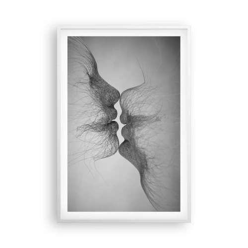 Plakát v bílém rámu - Polibek větru - 61x91 cm