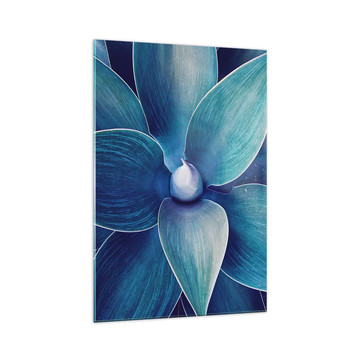 Obraz na skle - Namodralý od nebe - 70x100 cm