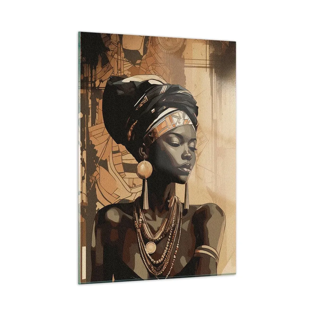 Obraz na skle - Africký majestát - 50x70 cm