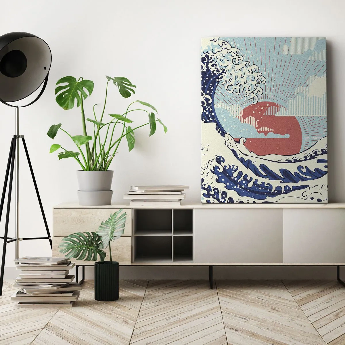 Obraz na plátně - Z japonských inspirací - 50x70 cm
