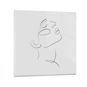 Obraz na skle - Meandry snu - 70x70 cm