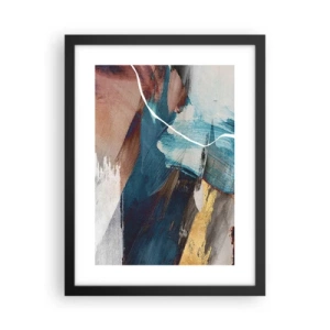 Plakát v černém rámu - Na plno a s energií - 30x40 cm