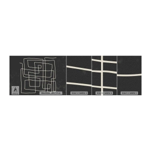 Vzor Fototapety Samolepicí Deluxe Sticker - Není to tak jednoduché - Abstrakce, Kus, Černý a bílý - 100x30 cm