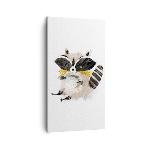 Obraz na plátně - Můj přítel mýval - 45x80 cm