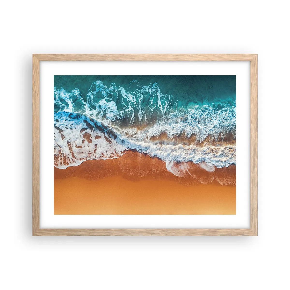 Plakát v rámu světlý dub - Vždy pár - 50x40 cm