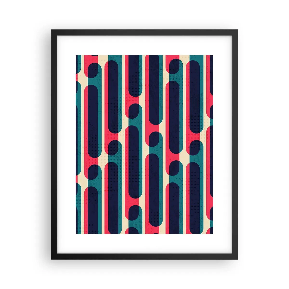 Plakát v černém rámu - Dovnitř a dopředu - 40x50 cm