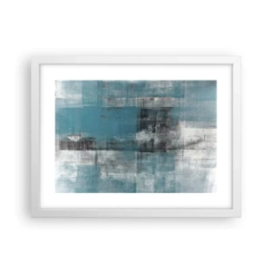 Plakát v bílém rámu - Voda a vzduch - 40x30 cm