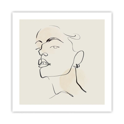 Plakát - Hrdý pohled - 50x50 cm