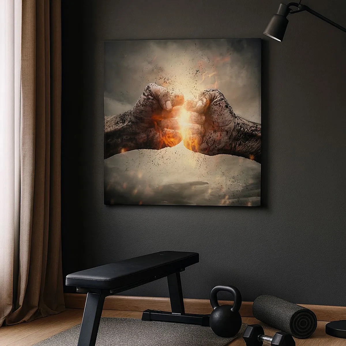 Obraz na plátně - Jdi do války - 30x30 cm