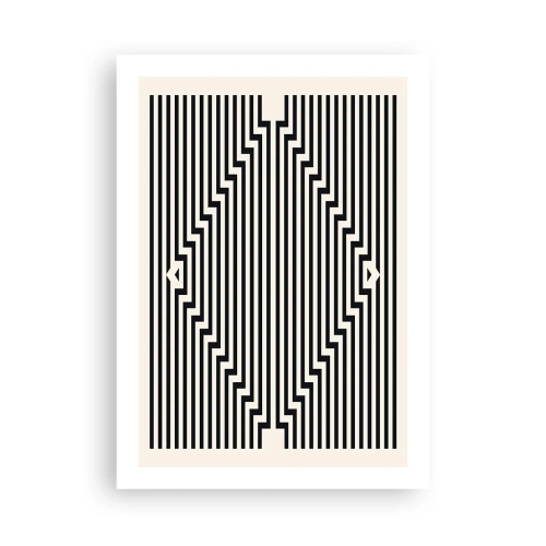 Plakát - Geometrická iluze - 50x70 cm