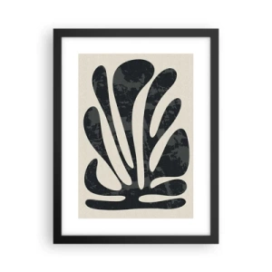 Plakát v černém rámu - Mnohoprstá abstrakce - 30x40 cm
