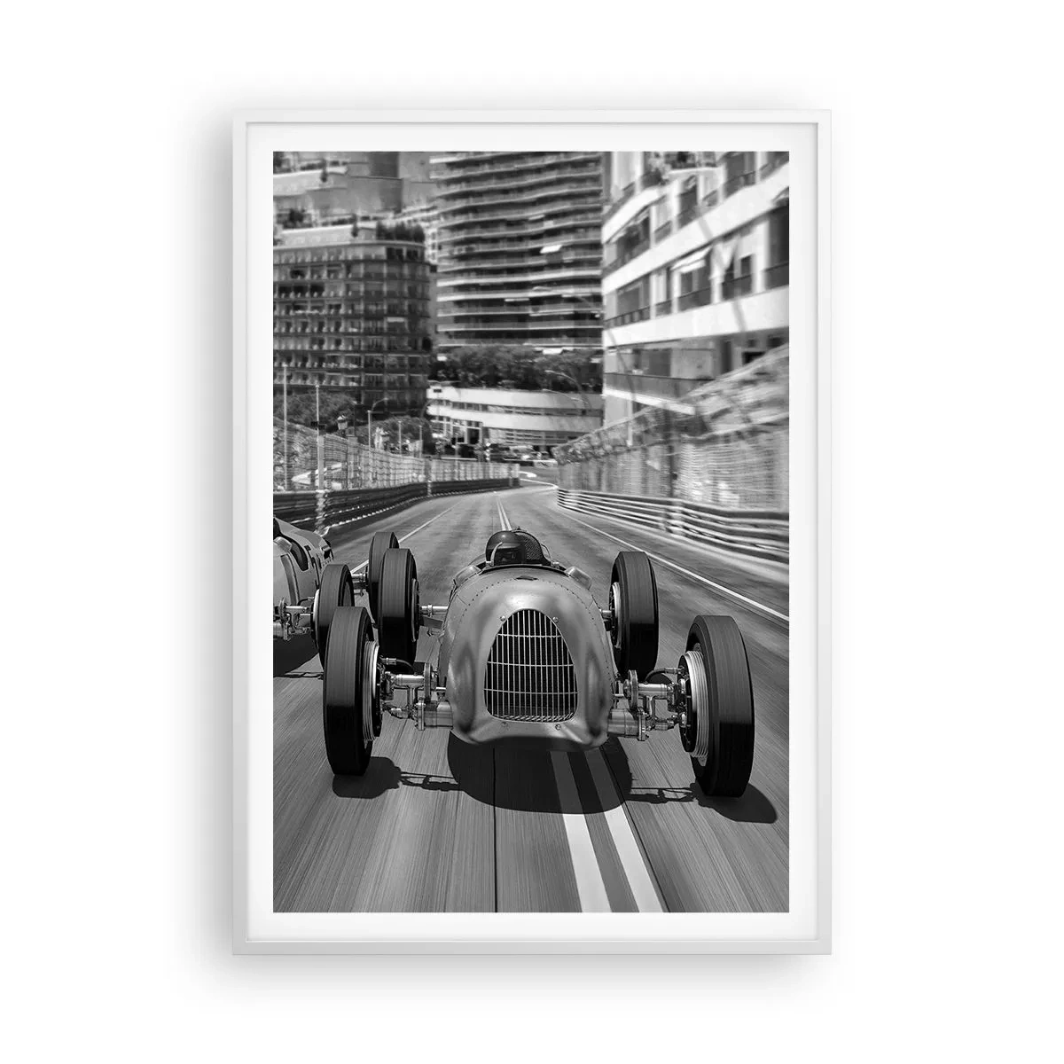 Plakát v bílém rámu - Kdysi dávno v Monte Carlu - 70x100 cm