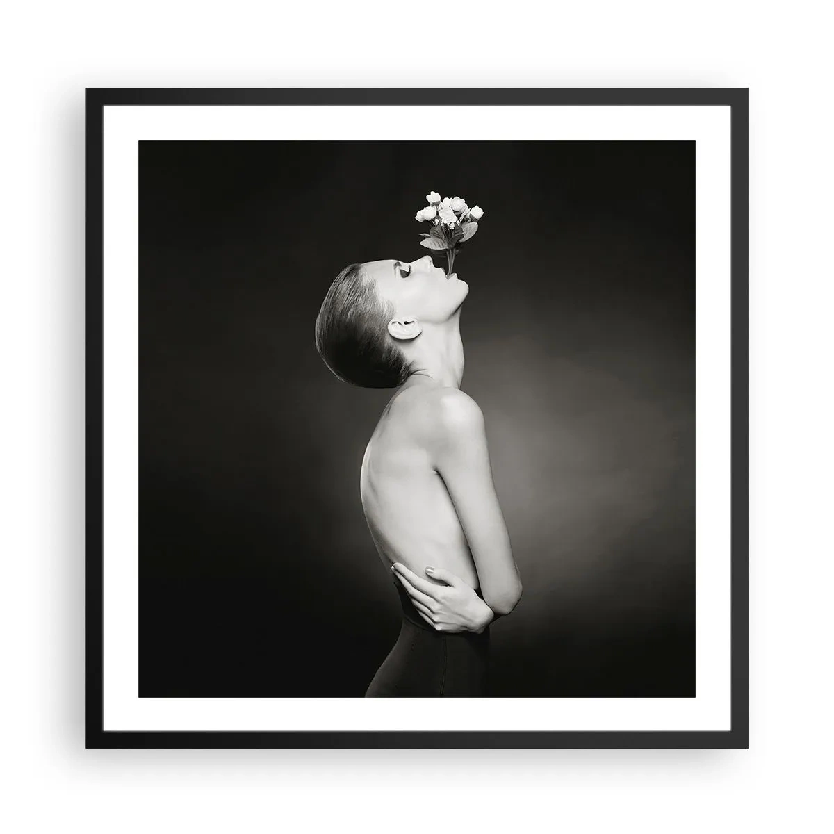 Plakát v černém rámu - Excentrická elegance - 60x60 cm