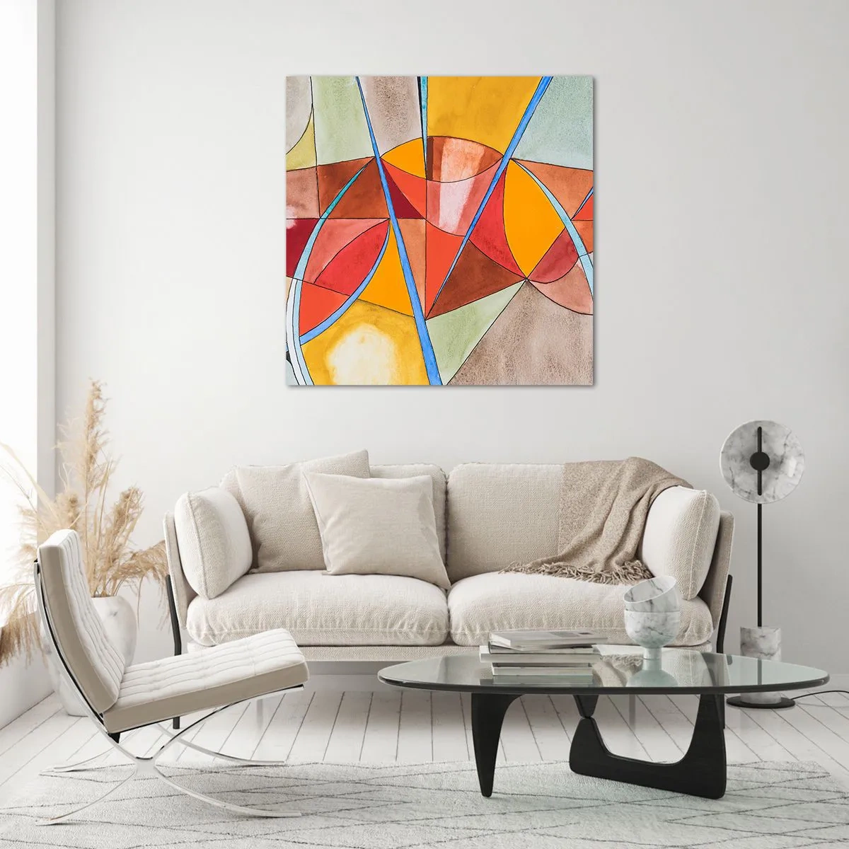 Obraz na skle - Kolotoč, kolotoč snů - 40x40 cm