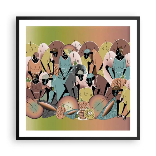 Plakát v černém rámu - Blíží se velký svátek - 60x60 cm