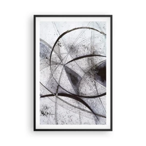 Plakát v černém rámu - Futuristická fantazie - 61x91 cm