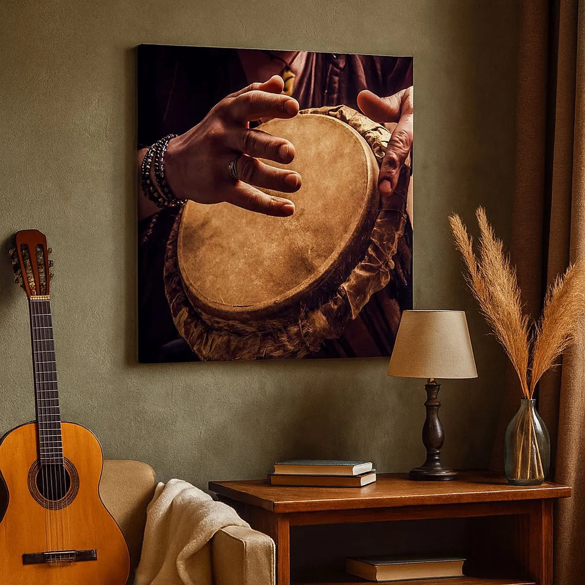 Obraz na plátně - V rytmu srdce - 30x30 cm