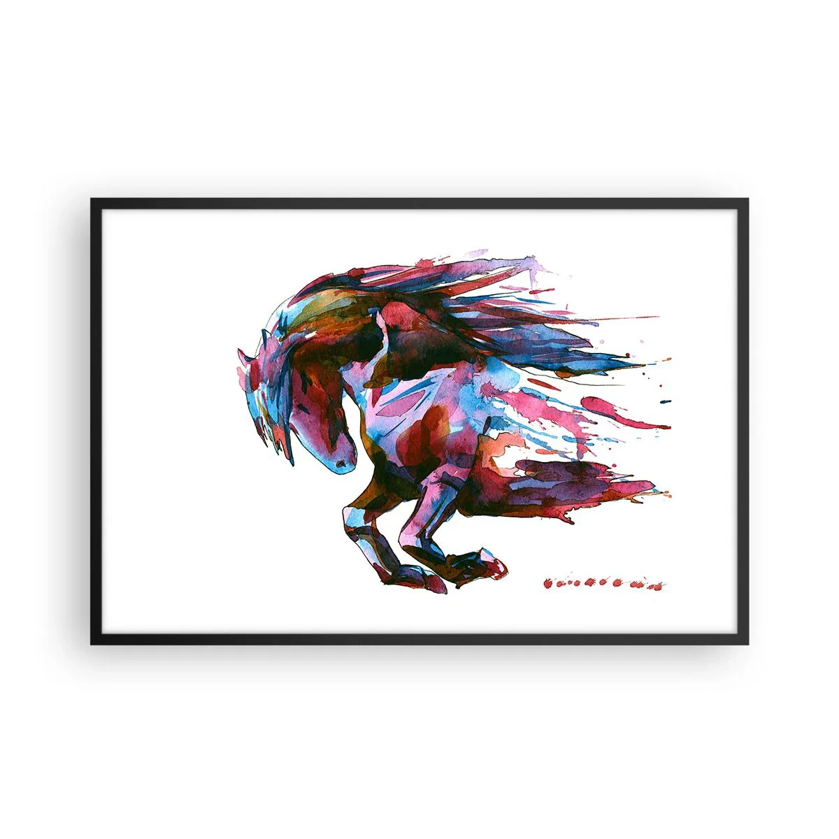 Plakát v černém rámu - U vytržení - 91x61 cm