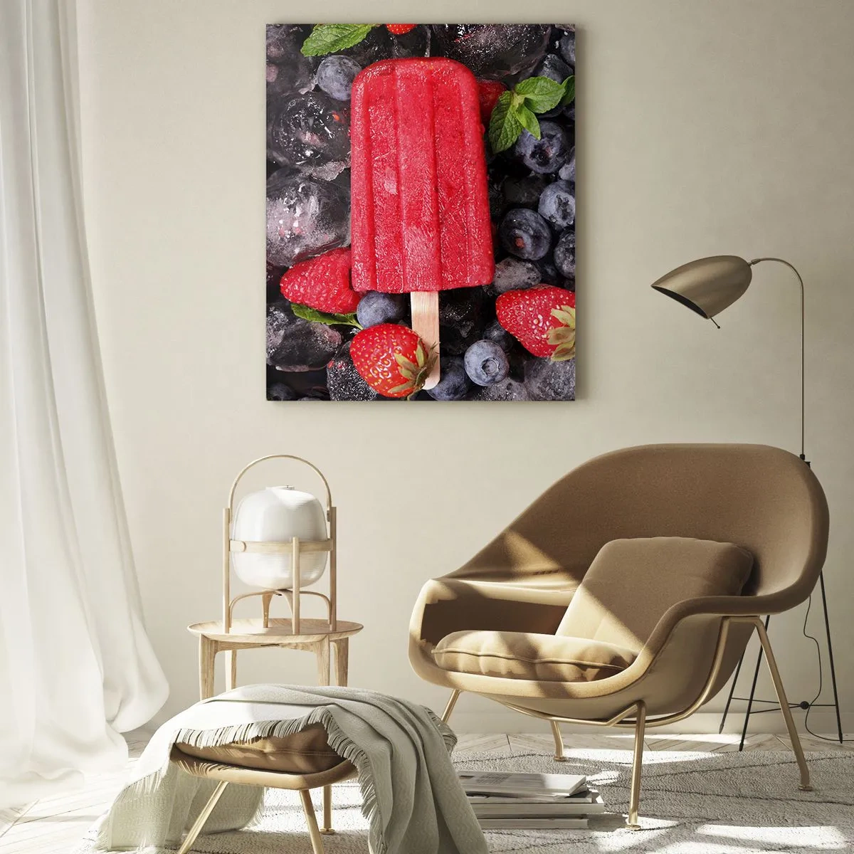 Obraz na skle - Chuť horkého léta - 70x100 cm