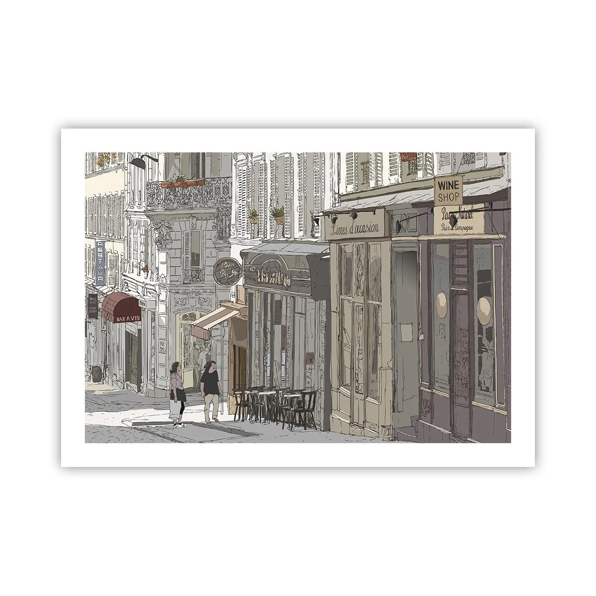 Plakát - Městské radosti - 70x50 cm