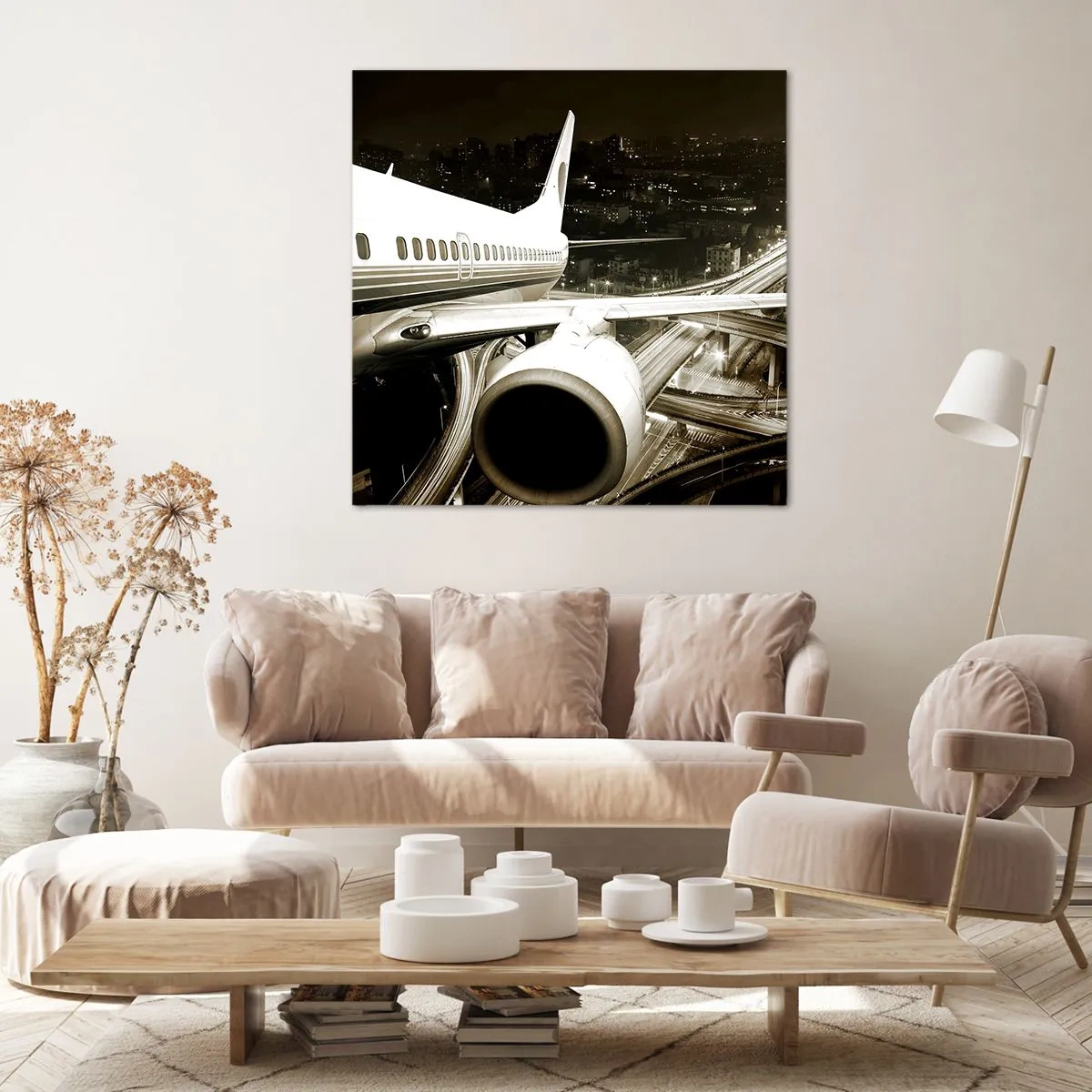 Obraz na plátně - Letět do noci - 50x50 cm