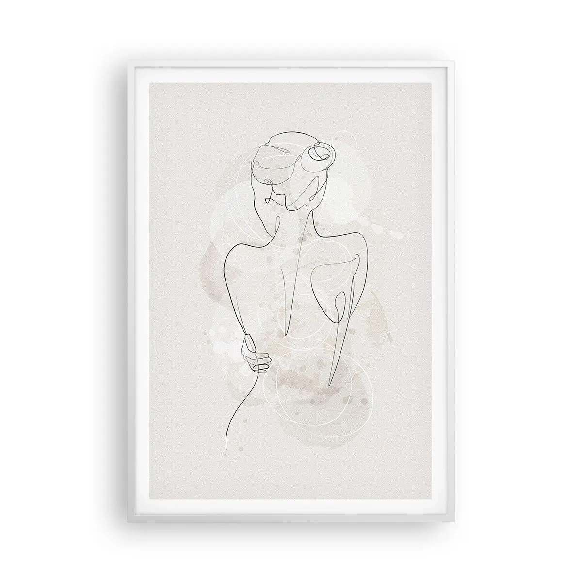 Plakát v bílém rámu - Jako citlivý nástroj - 70x100 cm