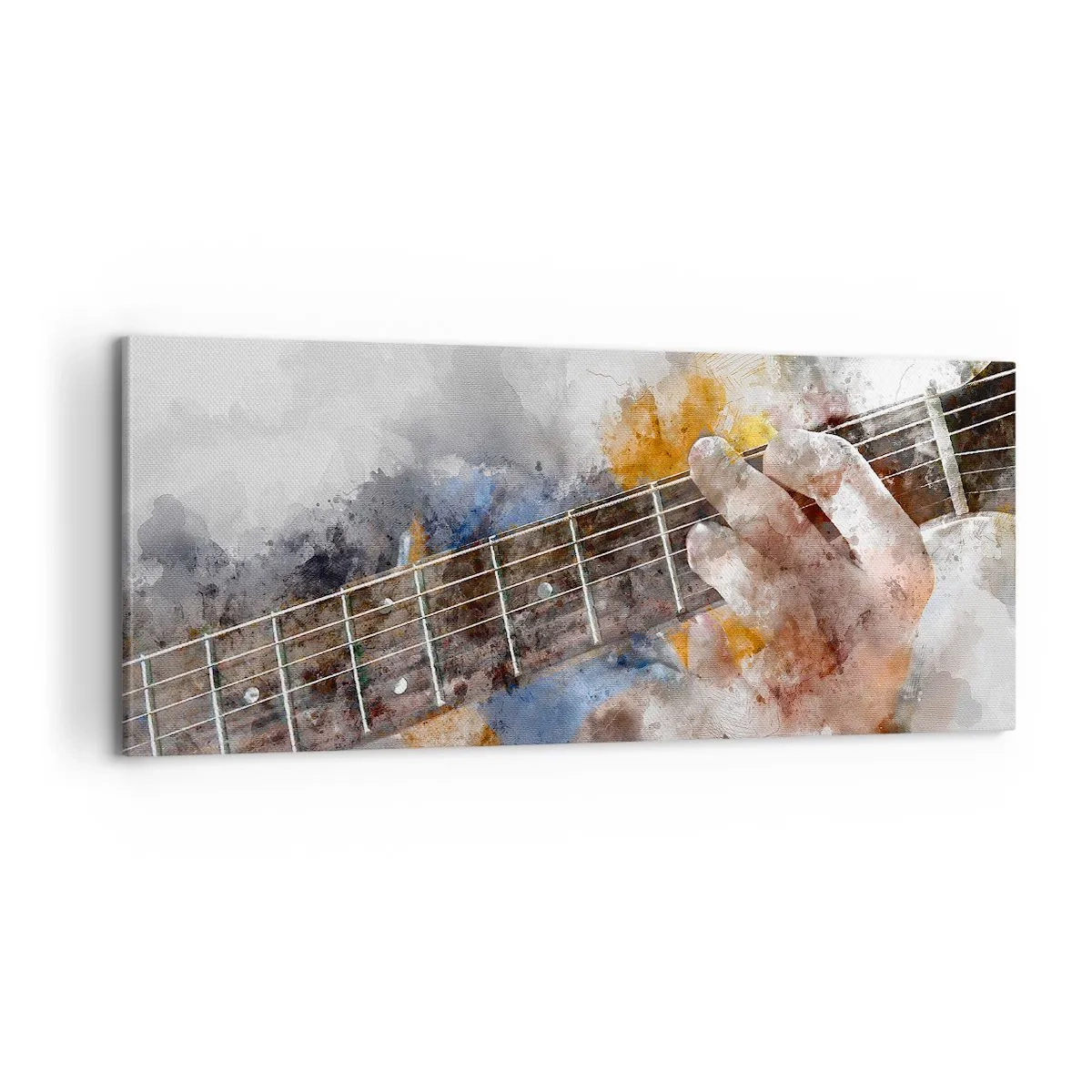 Obraz na plátně - Poezie mezi strunami - 100x40 cm