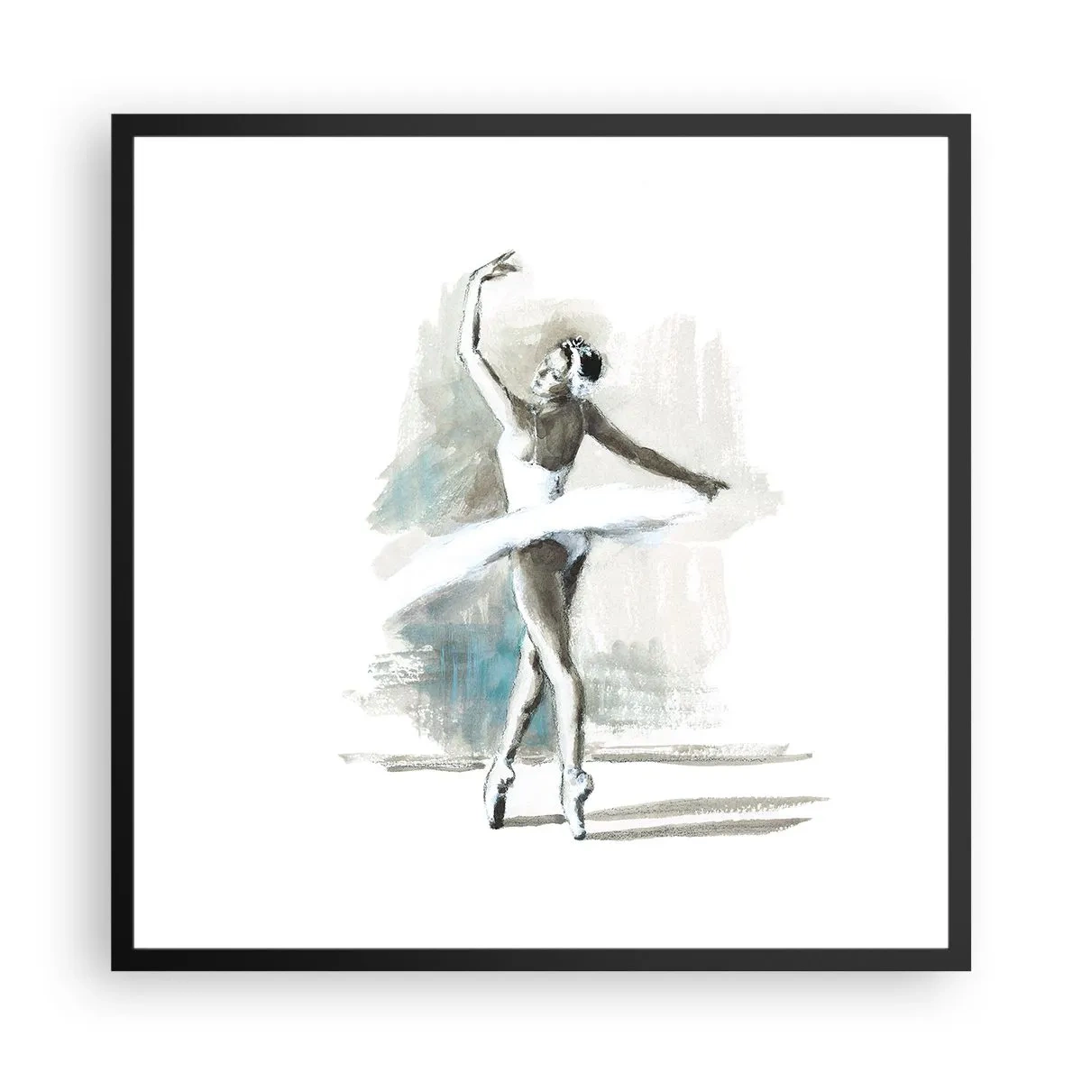 Plakát v černém rámu - Zakletá do labutě - 60x60 cm