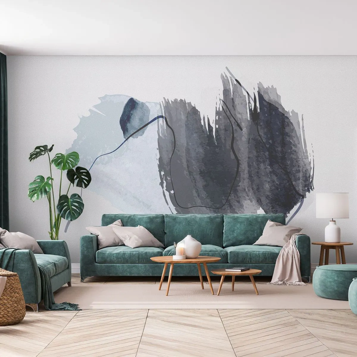 Fototapeta Standard Eco - Intenzita a pohyb - Abstrakce, Kus, Malování - 300x210 cm