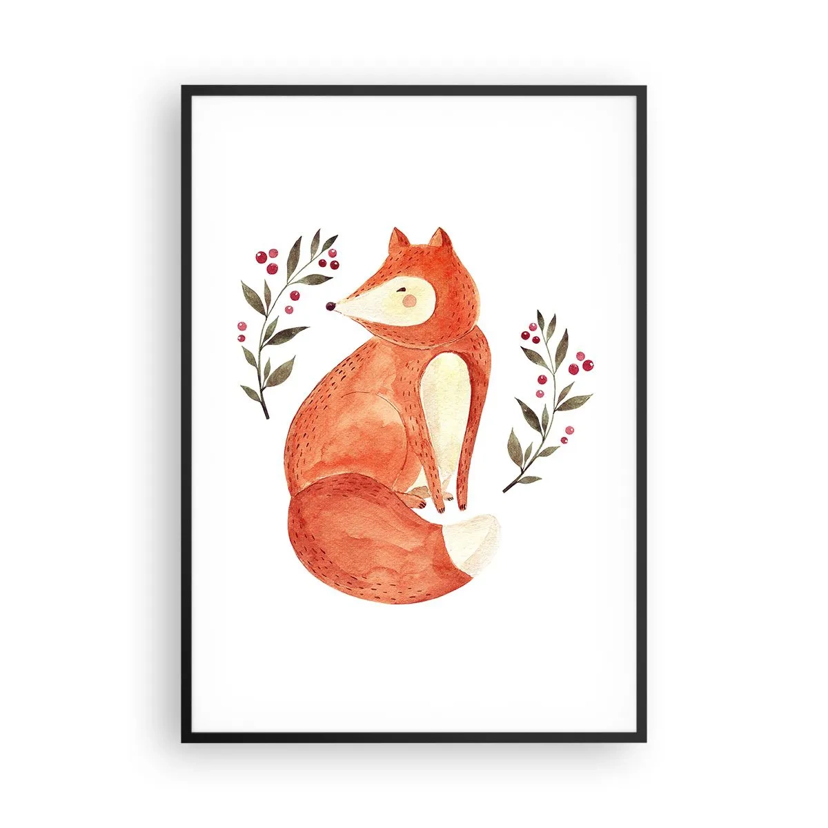 Plakát v černém rámu - Malý zrzek - 70x100 cm