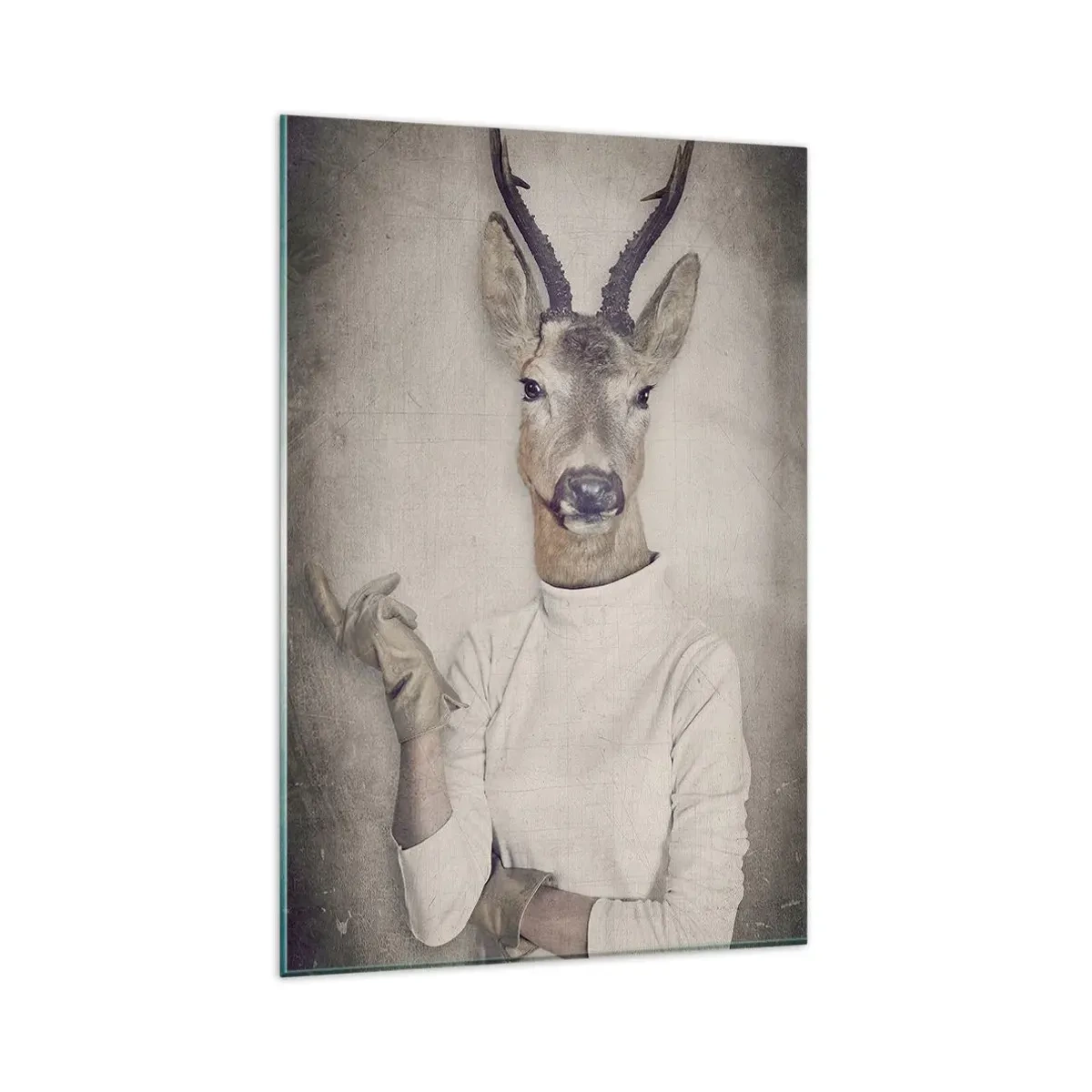 Obraz na skle - Ať promluví gesta - 80x120 cm