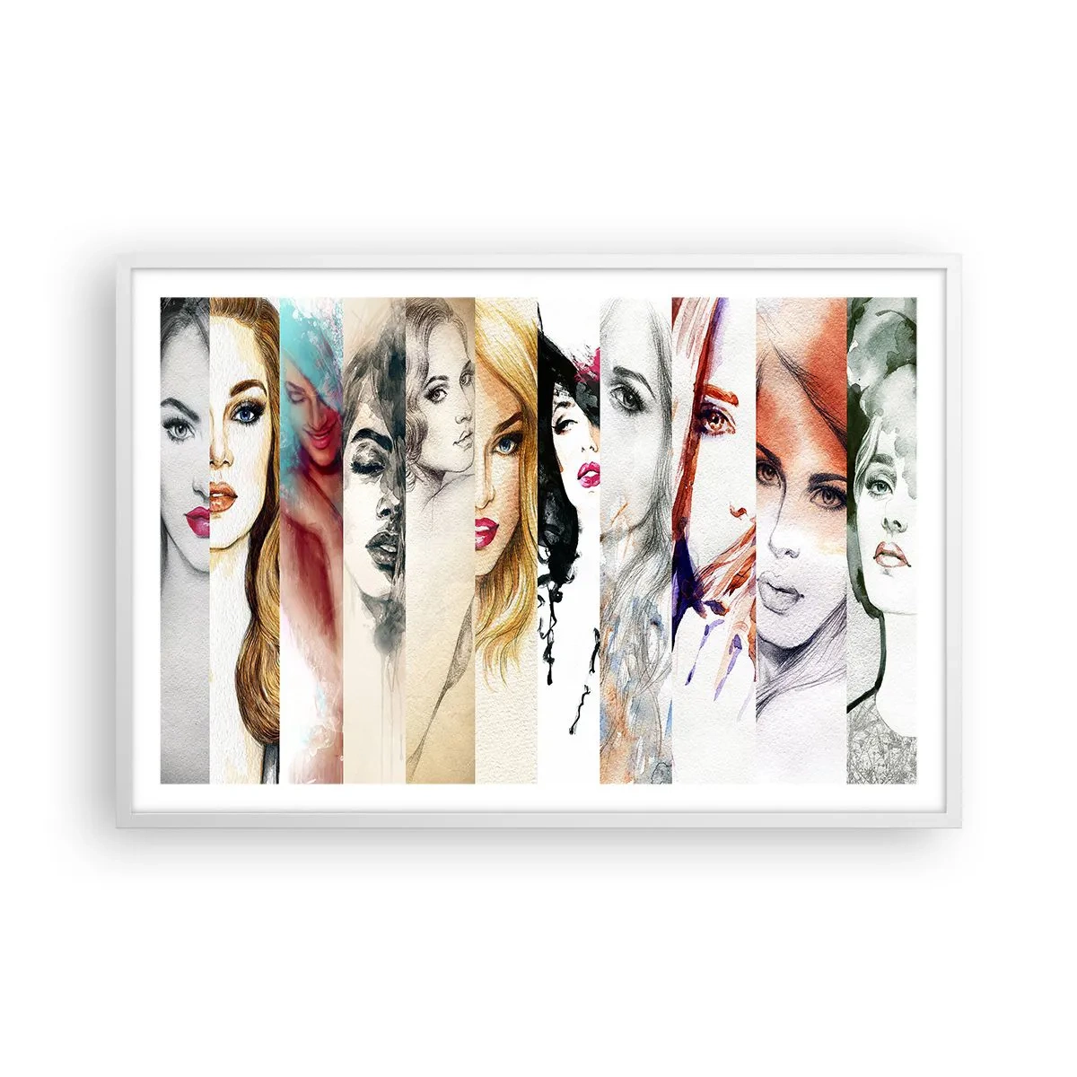 Plakát v bílém rámu - A vždy jsi to TY - 91x61 cm