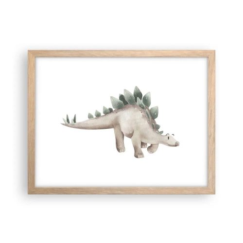 Plakát v rámu světlý dub - Váš přítel - 40x30 cm