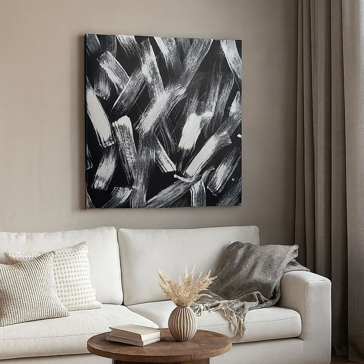 Obraz na plátně - Abstrakce v industriálním duchu - 30x30 cm