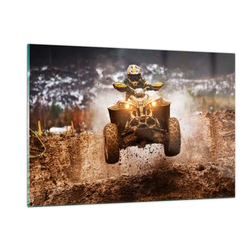 Obraz na skle - No risk no fun - 120x80 cm