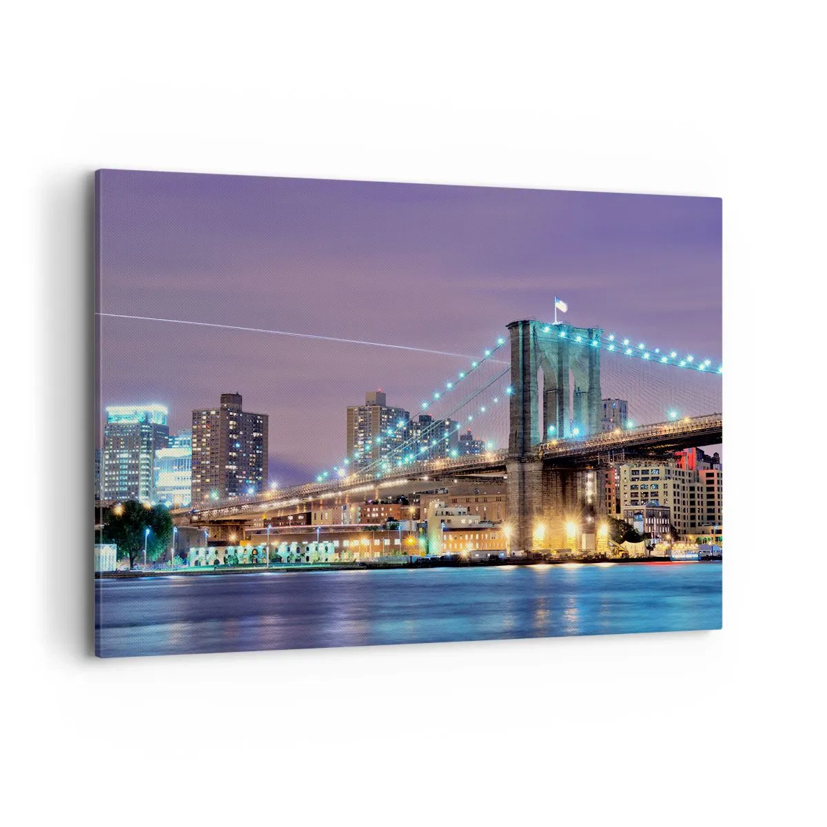 Obraz na plátně - Po mnoho let Brooklynský most - 120x80 cm