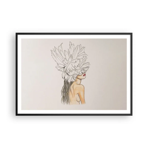 Plakát v černém rámu - Vrchol krásy - 100x70 cm