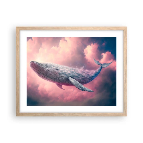 Plakát v rámu světlý dub - Otři si oči - 50x40 cm