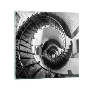 Obraz na skle - Jen výš a výš - 40x40 cm