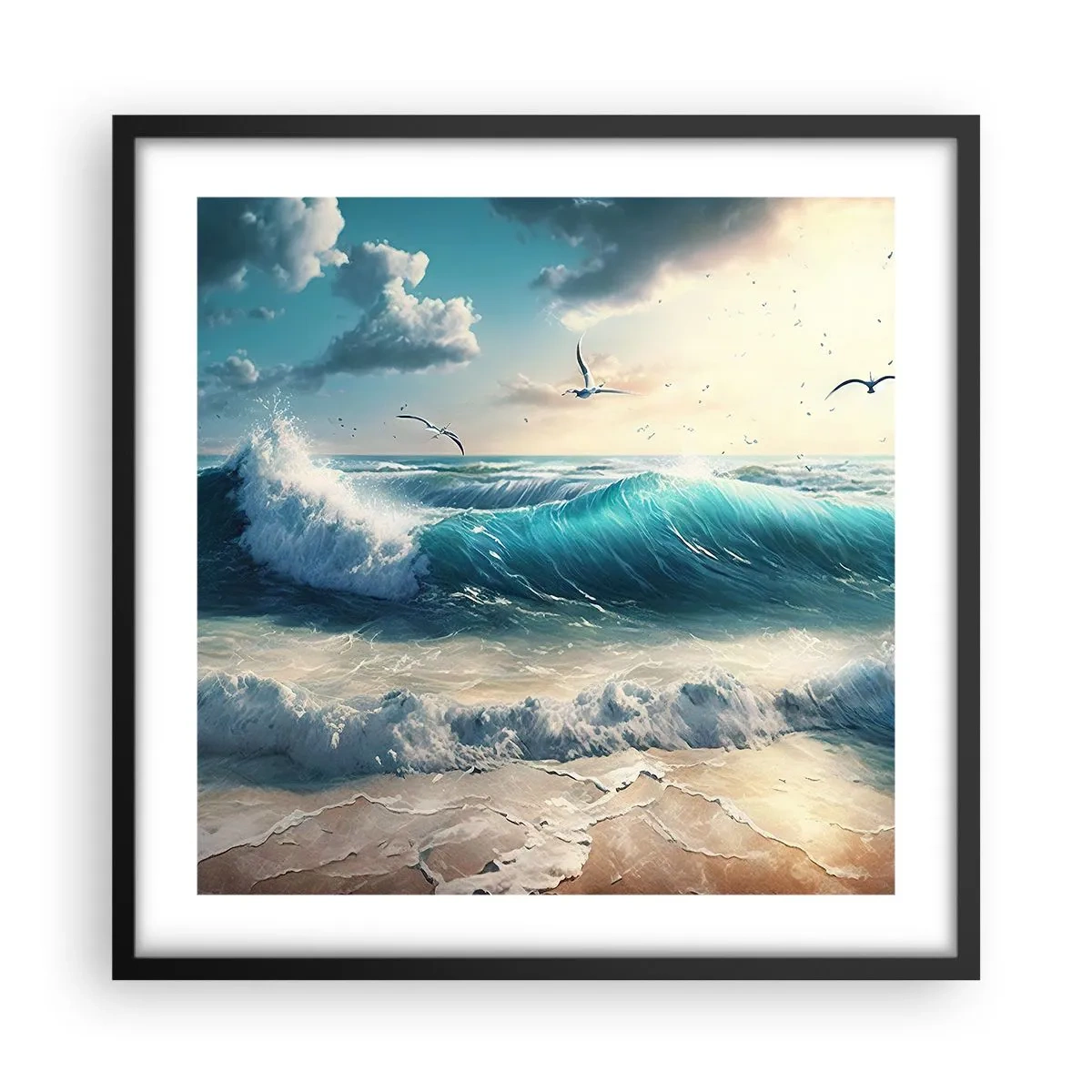 Plakát v černém rámu - Šustění jen pro tebe - 50x50 cm