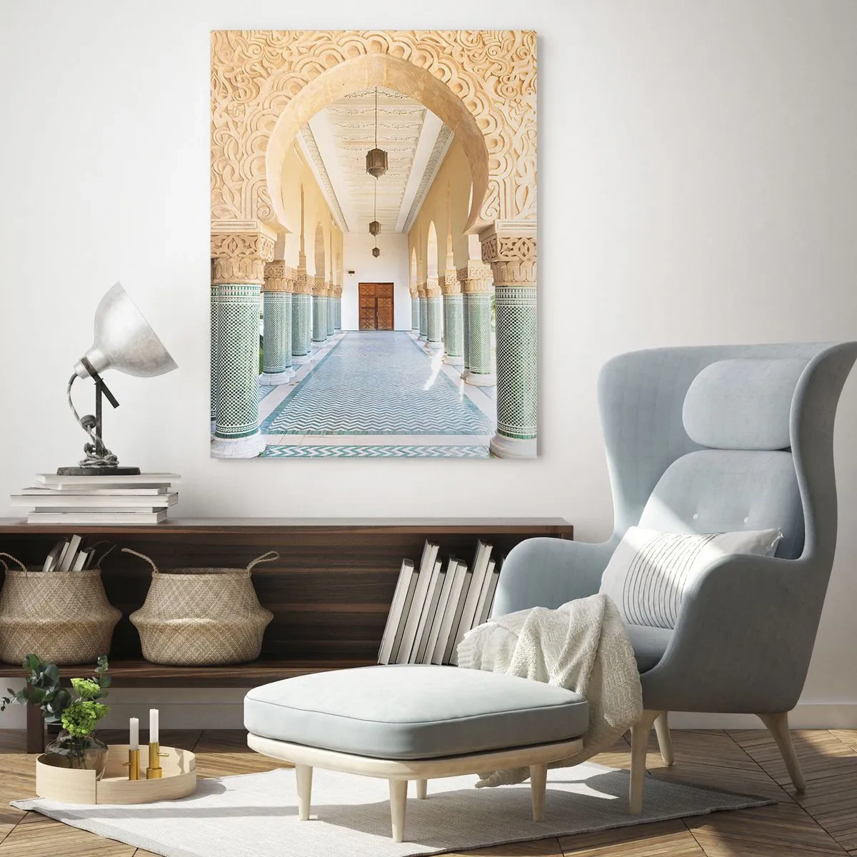 Obraz na skle - Z příběhů Šeherezády - 50x70 cm