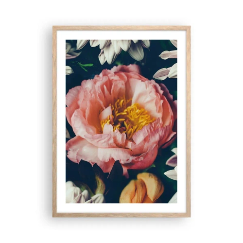 Plakát v rámu světlý dub - S barokním přepychem - 50x70 cm