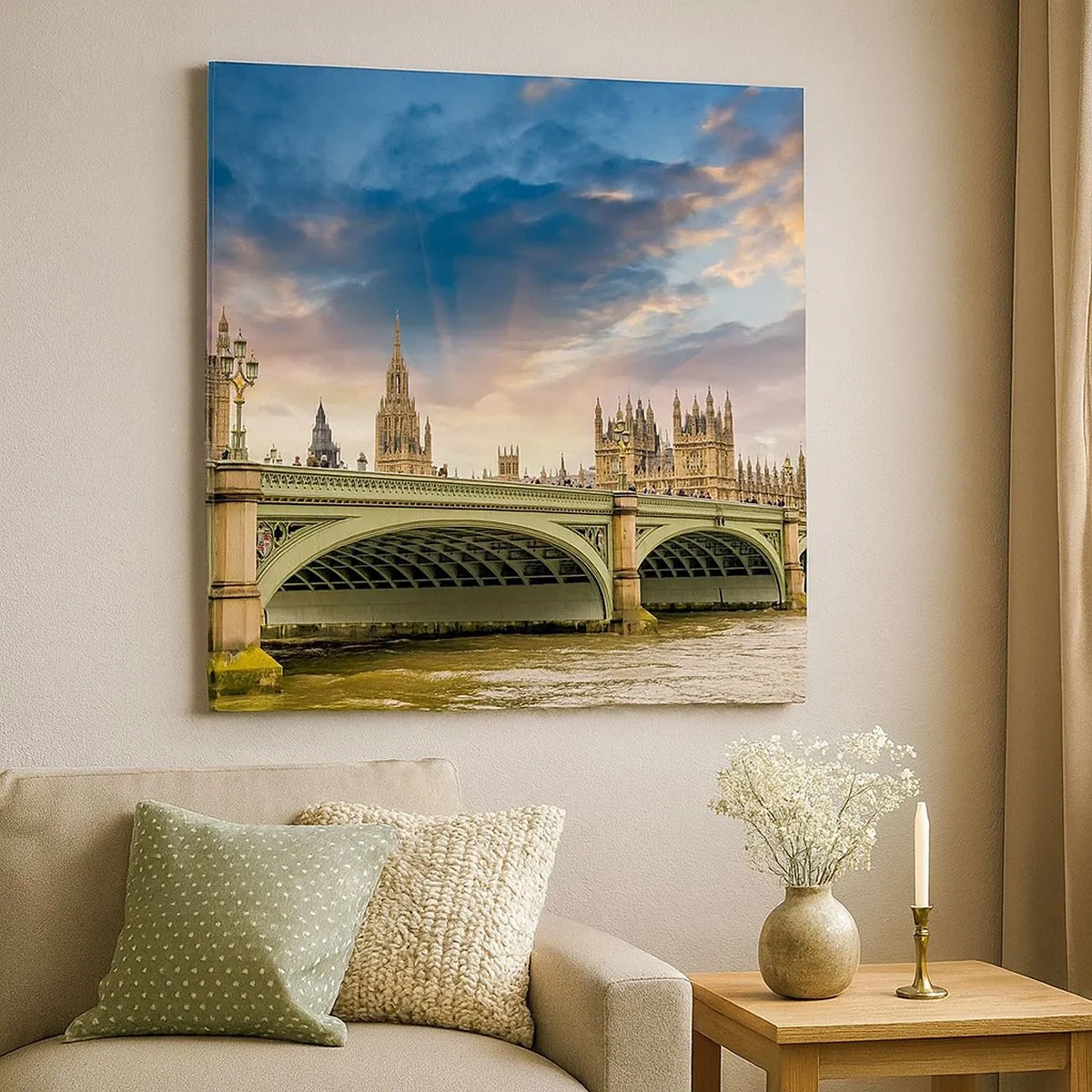 Obraz na plátně - Čas se zastavil v Impériu - 30x30 cm