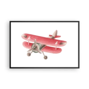 Plakát v černém rámu - Připraven na vysoký let - 91x61 cm