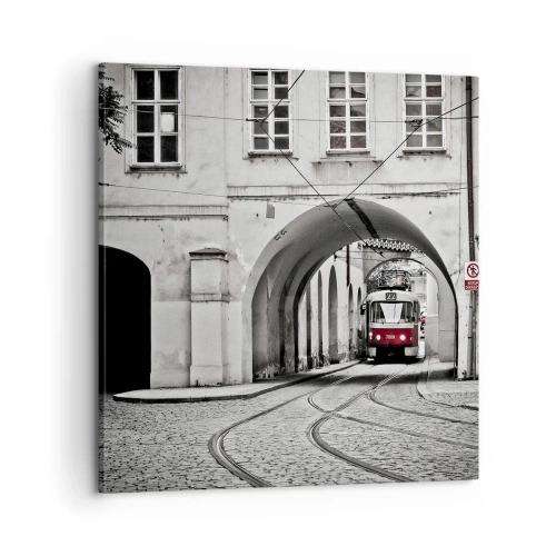 Obraz na plátně - Městským labyrintem - 60x60 cm