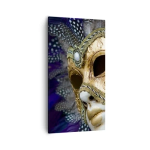 Obraz na plátně - Benátský portrét ve zlatě - 55x100 cm