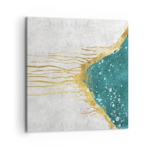 Obraz na plátně - Zlatý příliv - 50x50 cm