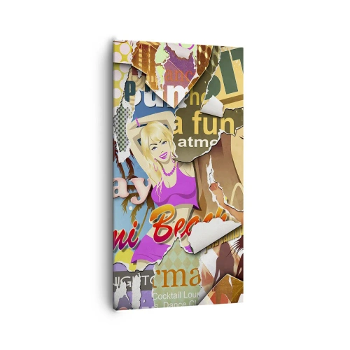 Obraz na plátně - Prázdninové retrospektiva - 65x120 cm